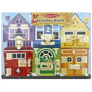 Melissa and Doug Latches Board, Ages 3+