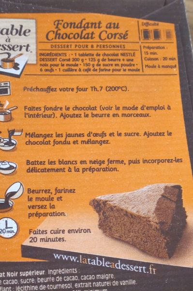 Fondant Au Chocolat Corse Et Aux Amandes Mirette Aux Fourneaux