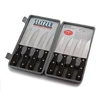 Slitzer 8pc Professional German Style Jumbo Steak Knives