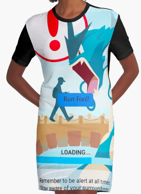This Pokémon Go loading page dress, $45.
