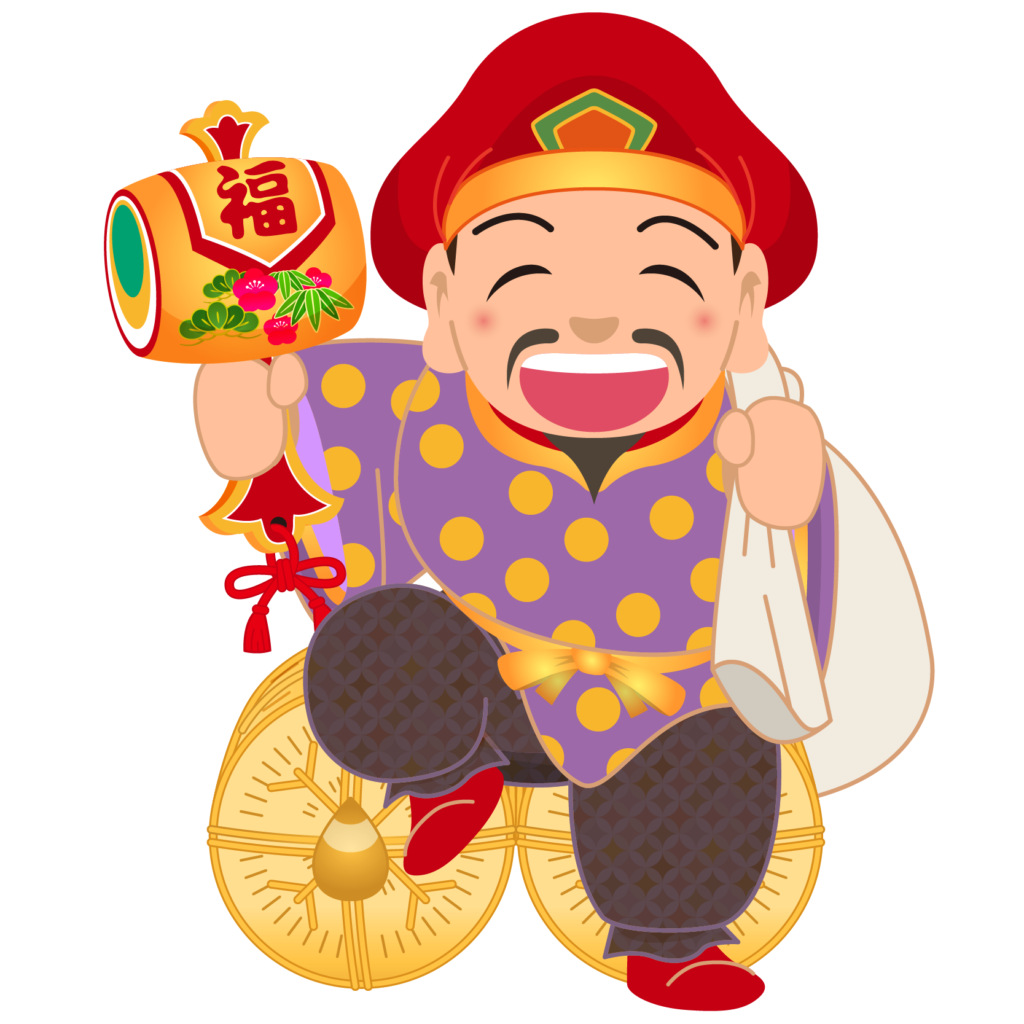 商用フリー 無料イラスト 七福神 大黒天 だいこくてん Daikokuten Shichifukujin007 商用ok フリー素材集 ナイスな イラスト