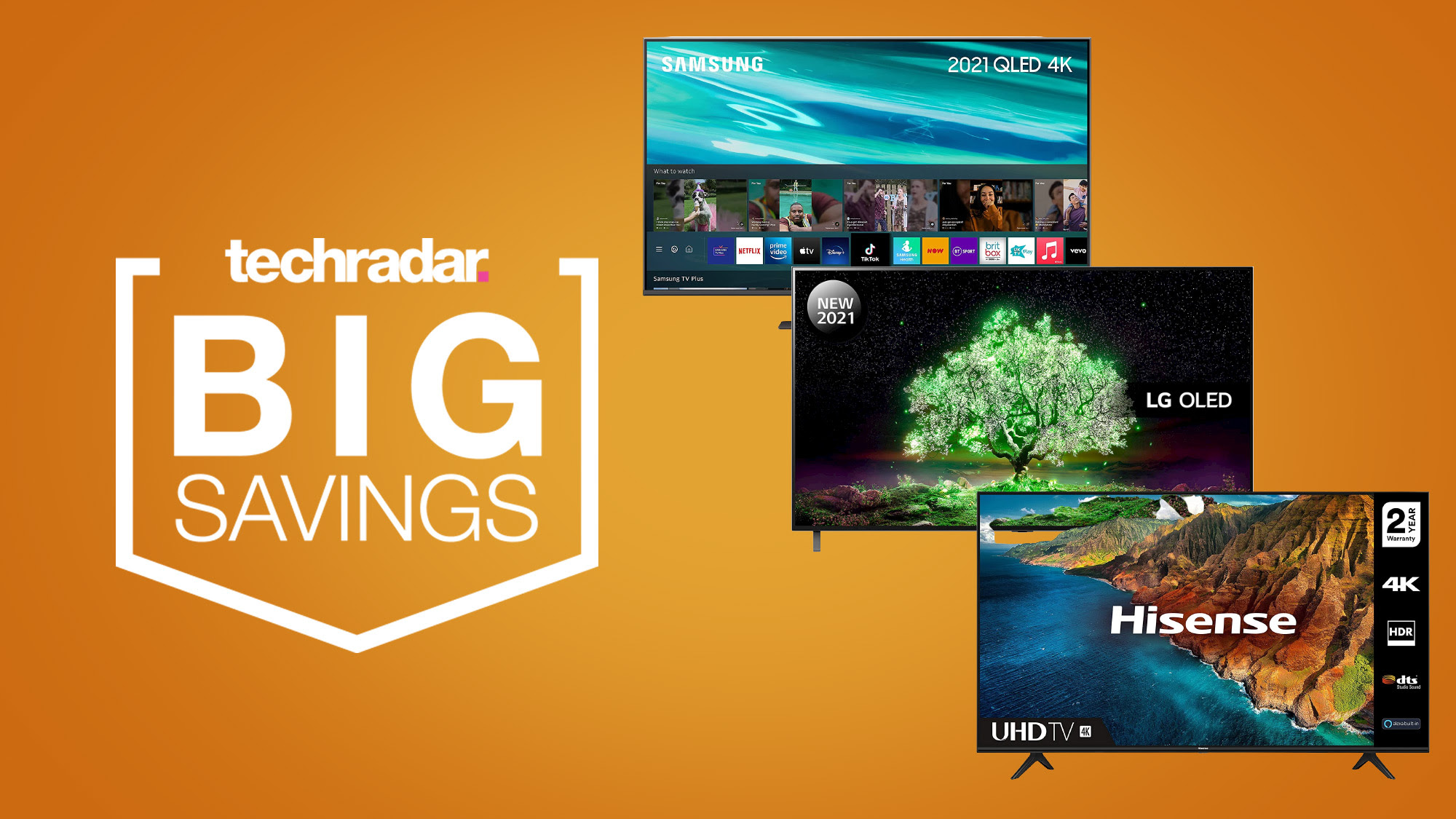 TV deals at Amazon: save up to £1,000 off LG, Samsung, Hisense and more