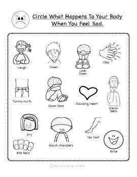  social emotional worksheets set 2 identifying feelings emotions