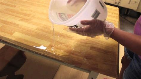 Wood floors add style and value to a home. Epoxy Tutorial Video - YouTube