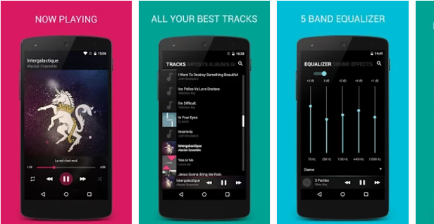 BlackPlayer Best Android music player apps to listen to music on them