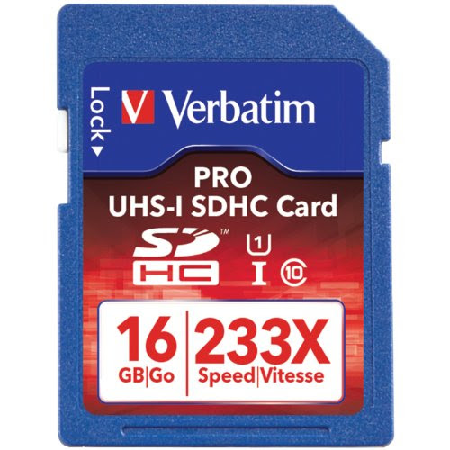  Verbatim Carte SDHC Vidéo HD Class 6 16 Go