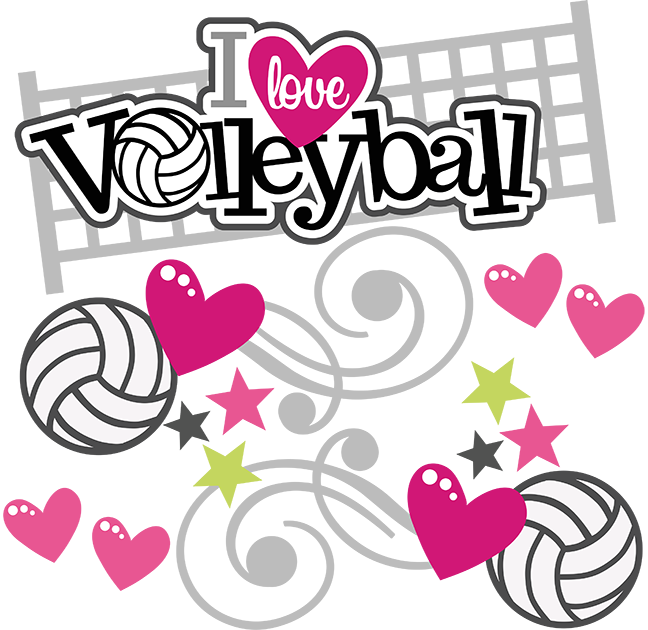Download I Love Volleyball SVG scrapbook file volleyball svg files ...