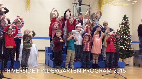  kindergarten part 2 christmas program dec 2015 youtube