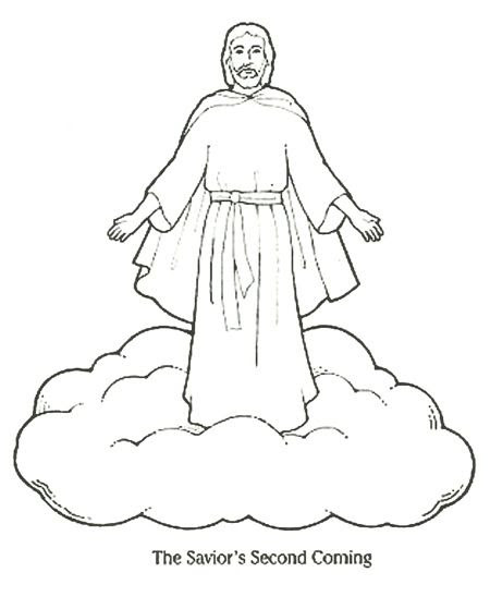 Jesus Christ Lds Coloring Page Clip Art Library