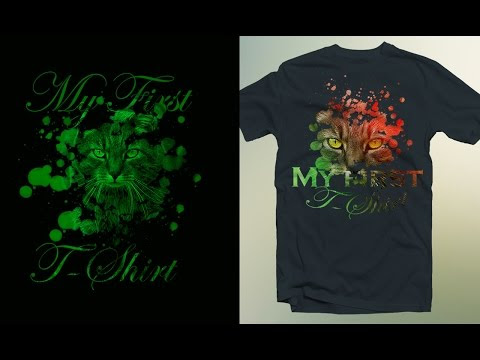 How To Design a T-shirt Graphic - Photoshop Tutorial