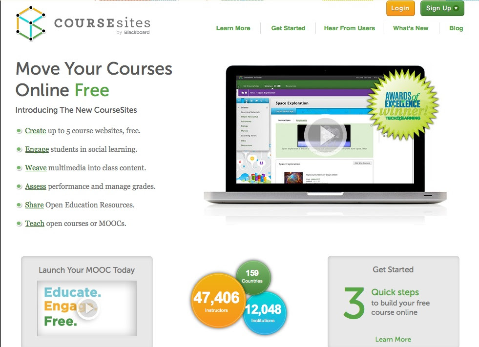 Courses sites