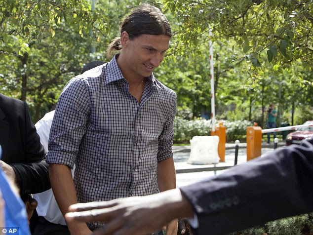 Big money: Ibrahimovic will become the most expensive player in history when he joins Paris Saint Germain