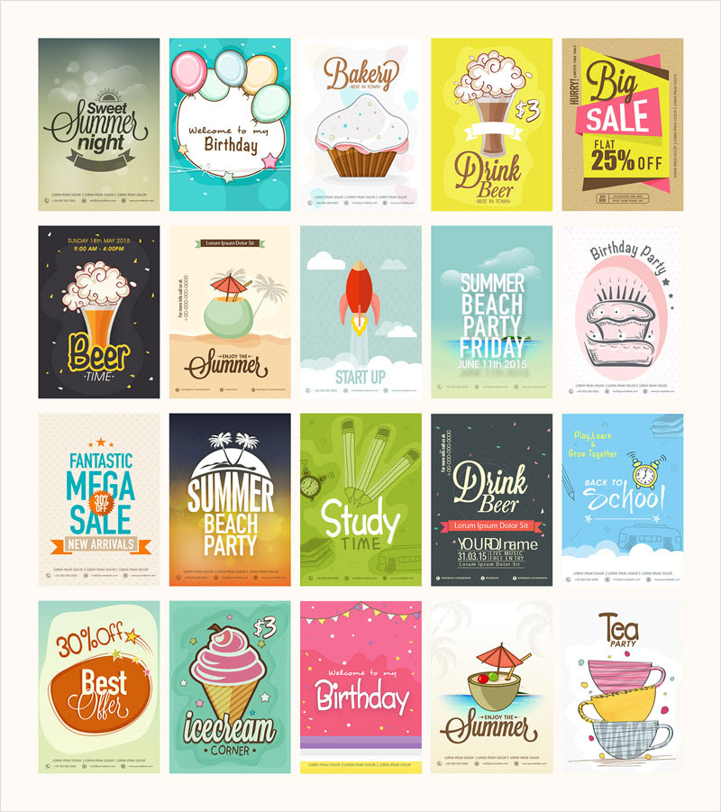 40 extremely professional newest flyer templates