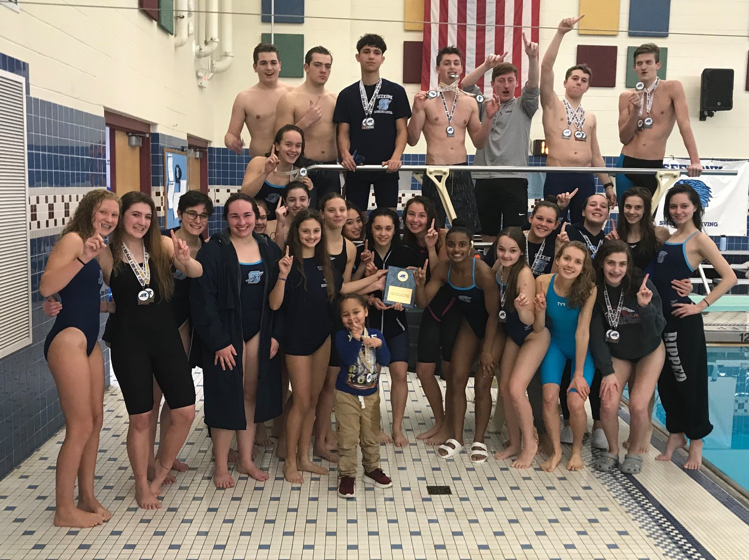 Seekonk Girls Swim Team Caps Undefeated Season With Scc Title Reporter Today
