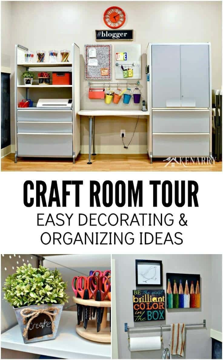 Craft Room Tour: Decorating and Organizing Ideas