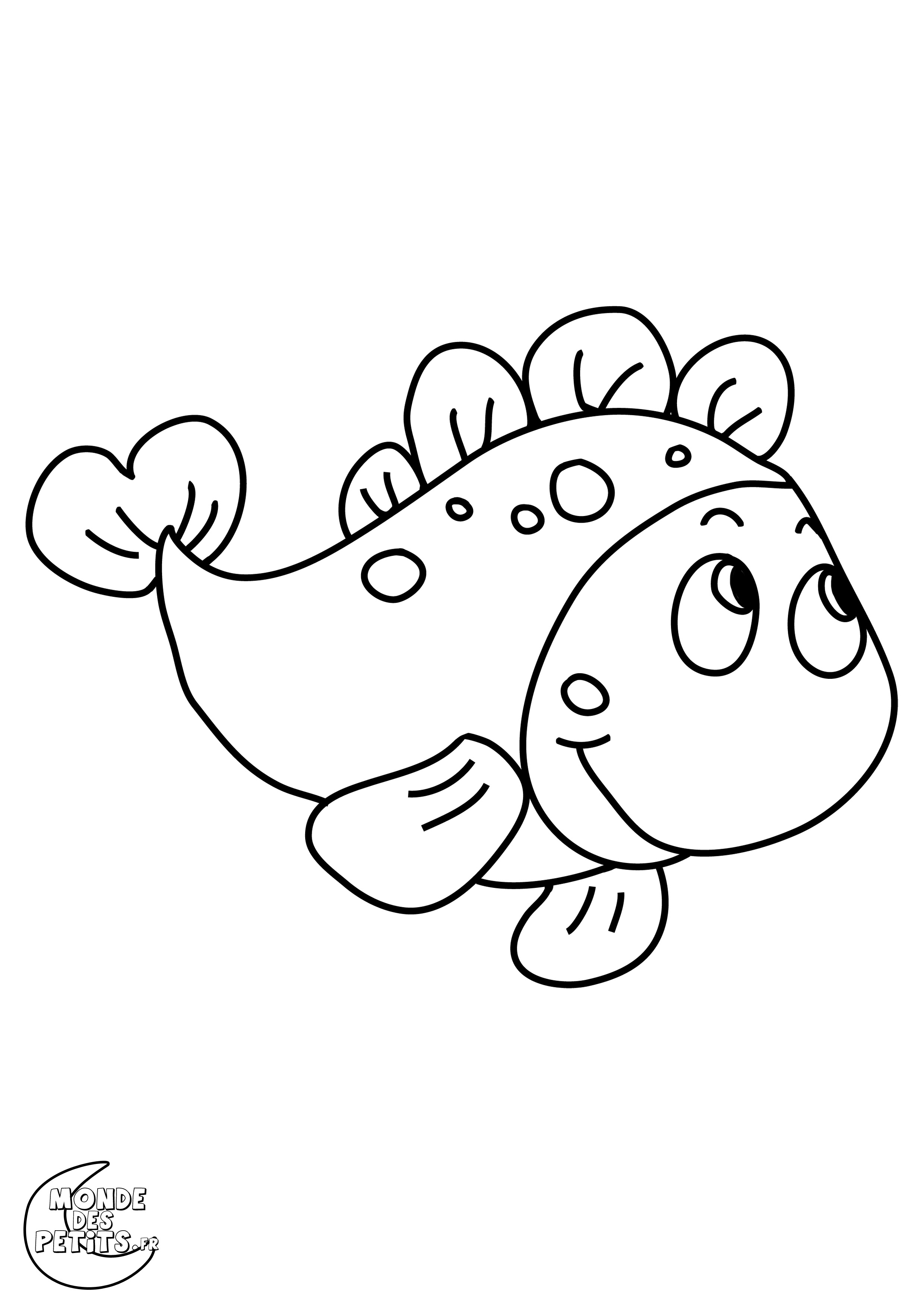 106 dessins de coloriage poisson à imprimer sur LaGuerche.com  Page 10
