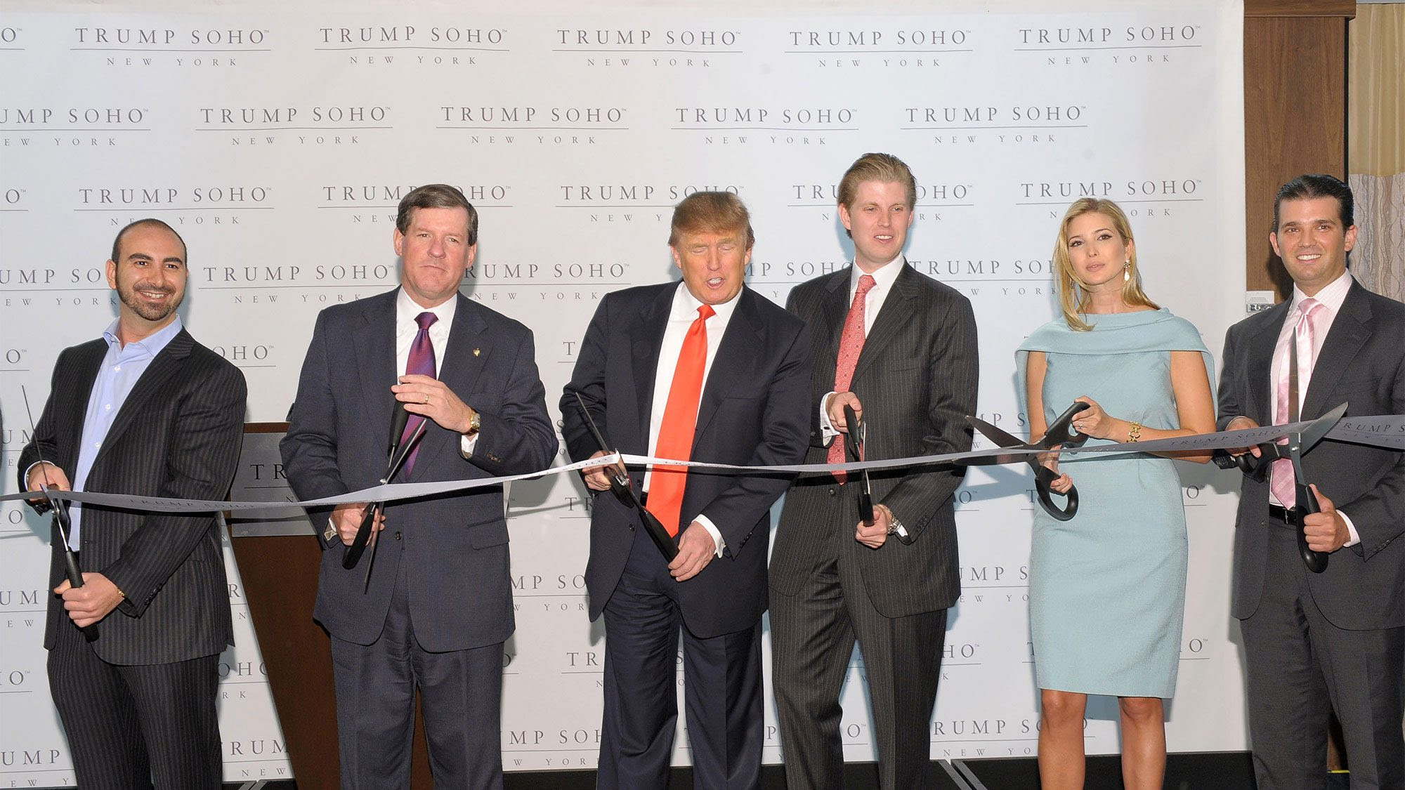 Ribbon cutting ceremony for Trump SoHo New York