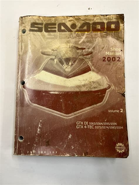 PDF 2002 Seadoo Factory Service Shop Manual