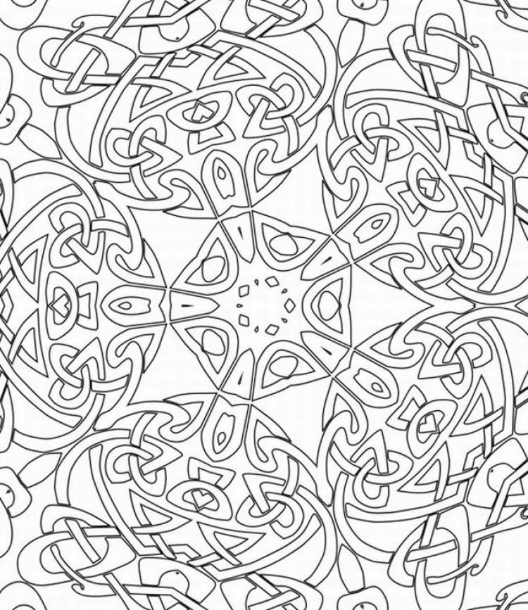 Hard Printable Coloring Pages For Adults - Coloring Home