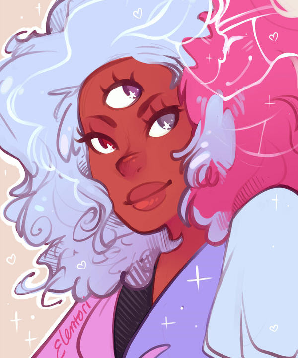 Cotton Candy Space Mom by Elentori