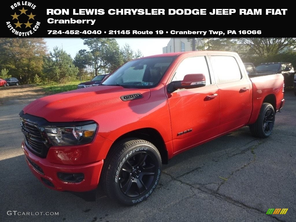 Flame Red Ram 1500 Big Horn Night Edition Crew Cab 4x4 Gtcarlot Com Car Color Galleries