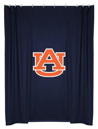 Sports Coverage Auburn Tigers Shower Curtain