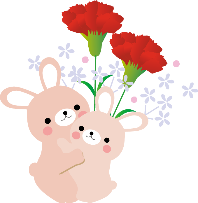 母の日のイラスト 無料イラスト フリー素材1