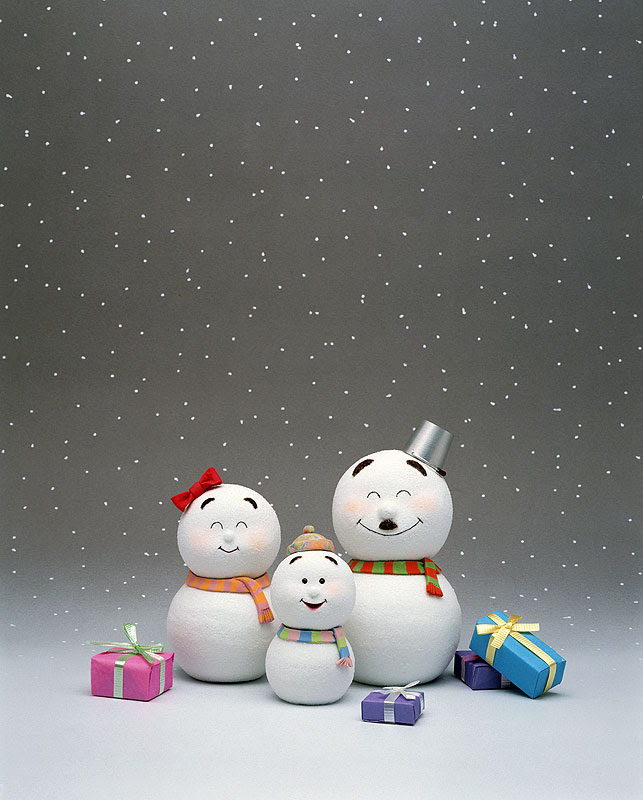 かわいい雪だるま家族の冬イラスト ストックイラスト 衛星写真素材blog 株式会社アートバンク オフィシャルブログ