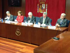 José Manuel Fernández, Yolanda Barcina, Gozalo  Moliner, Alberto Ruiz-Gallardón y Francisco Javier Muñoz. 