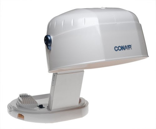 Conair HH400 Collapsable Bonnet 1875-Watt Hair Dryer, White