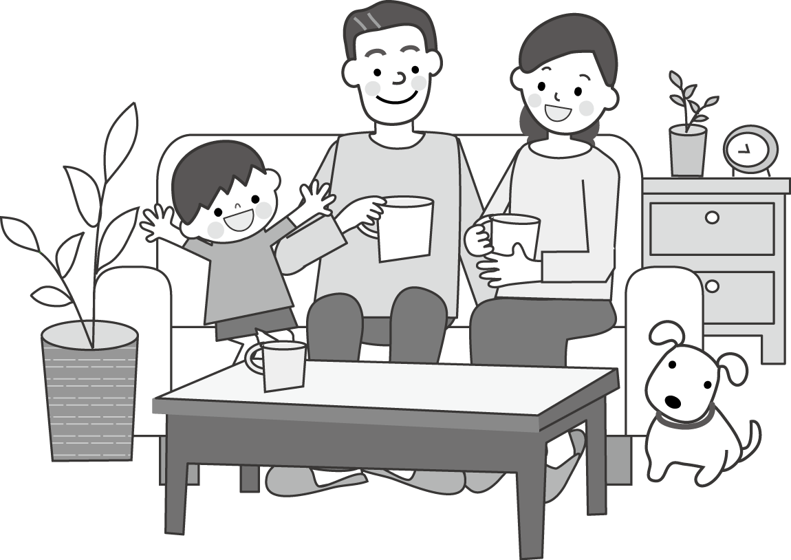 家族のイラスト 無料イラスト フリー素材