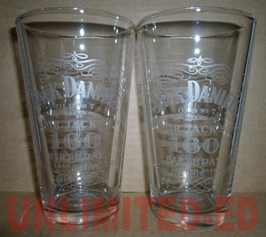 M Jack Daniel s Whiskey On Water Glass: Shot Glasses
