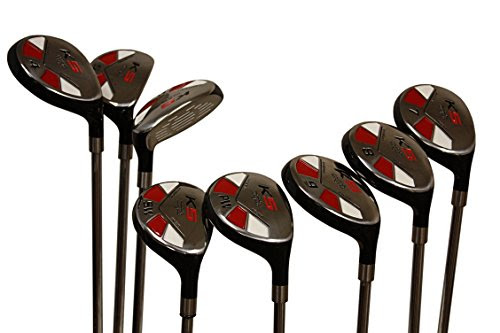 Senior Ladies Golf Clubs All Hybrid Set 55+ Years Womens Right Hand Majek Lady Full True Hybrid Complete Rescue Set which Includes: #3, 4, 5, 6, 7, 8, 9, PW. Lady Flex Right Handed New Easy Oversized OS L Utility Lady Flex Club