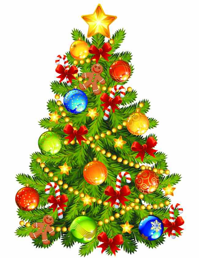 Cartoon Christmas Tree - Cliparts.co