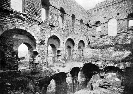 Interior of Tekfur Saray