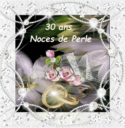Anniversaire Mariage Noce De Perle 30 Ans