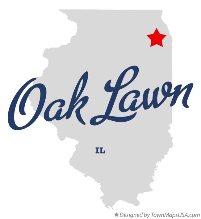 Oak Lawn Illinois Map Map of Oak Lawn, IL, Illinois