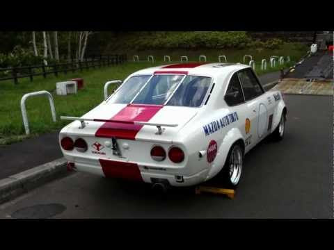 カペラ RX-2 12Aペリ エンジン音 メガホンマフラー JCCA 