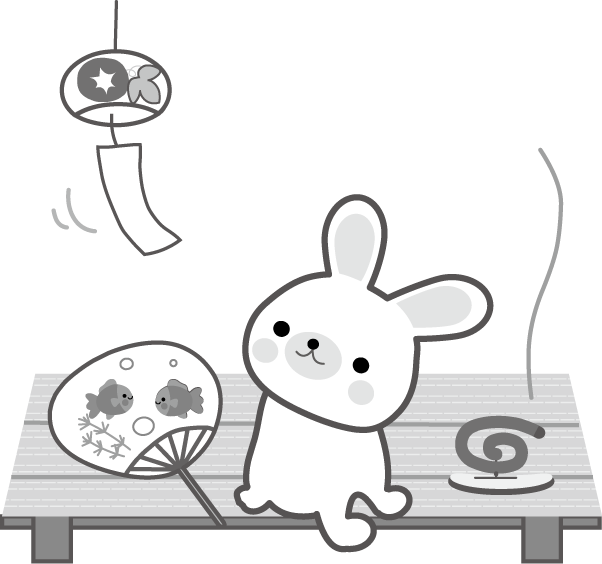 夏のイラスト 夏休み 花火 風鈴 無料イラスト フリー素材