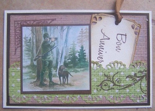 Carte Anniversaire Pour Un Chasseur Coleteremelly Official