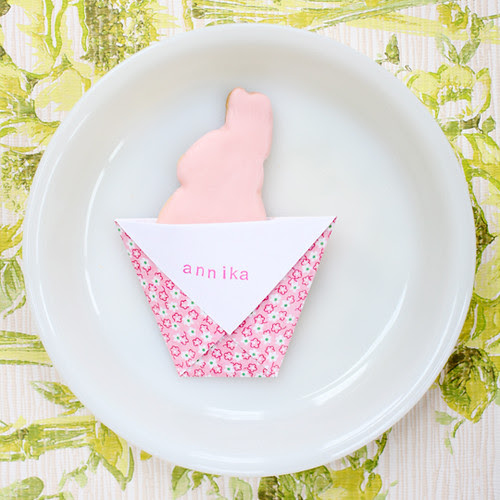 Easter place card