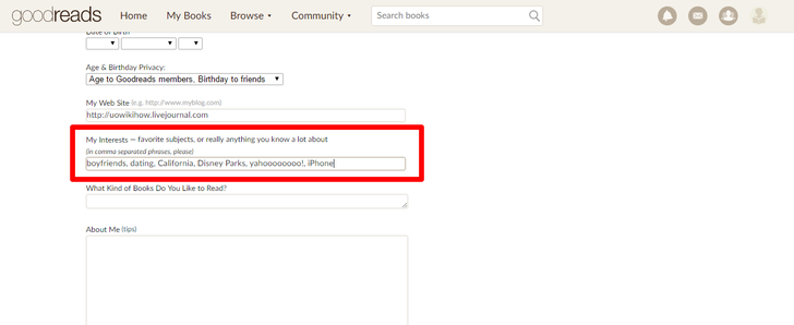 Manage Your Public Profile Information on Goodreads Part 5 Step 2.png