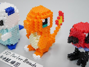 3d Perlerbeads アイロンビーズ Pokemon ポケモン 大 ヒトカゲ 3dperlerbeadsお手軽頑固な立体アイロンビーズ