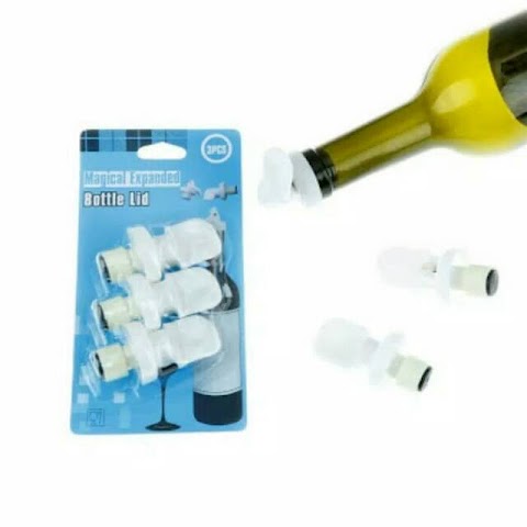 botol penutup warna putih