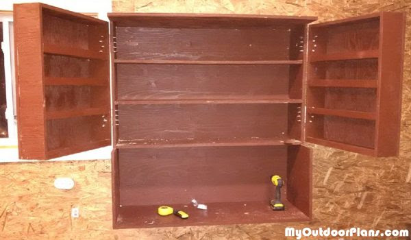 DIY Wall Hung Utility Cabinet MyOutdoorPlans Free 