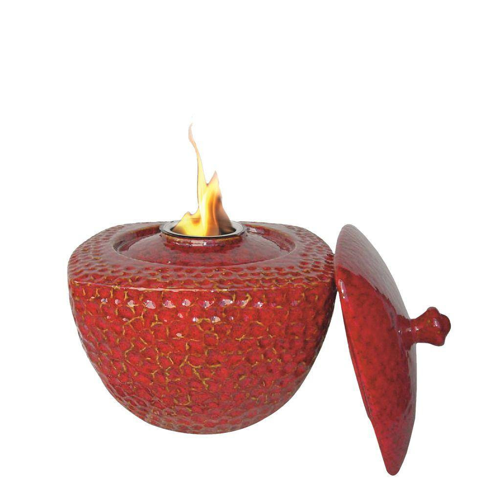 Pacific Decor Fire Pot  in Red 55496 0 The Home Depot
