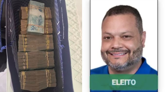Vereador baiano joga R$ 220 mil pela janela antes de ser preso pela Polícia Federal