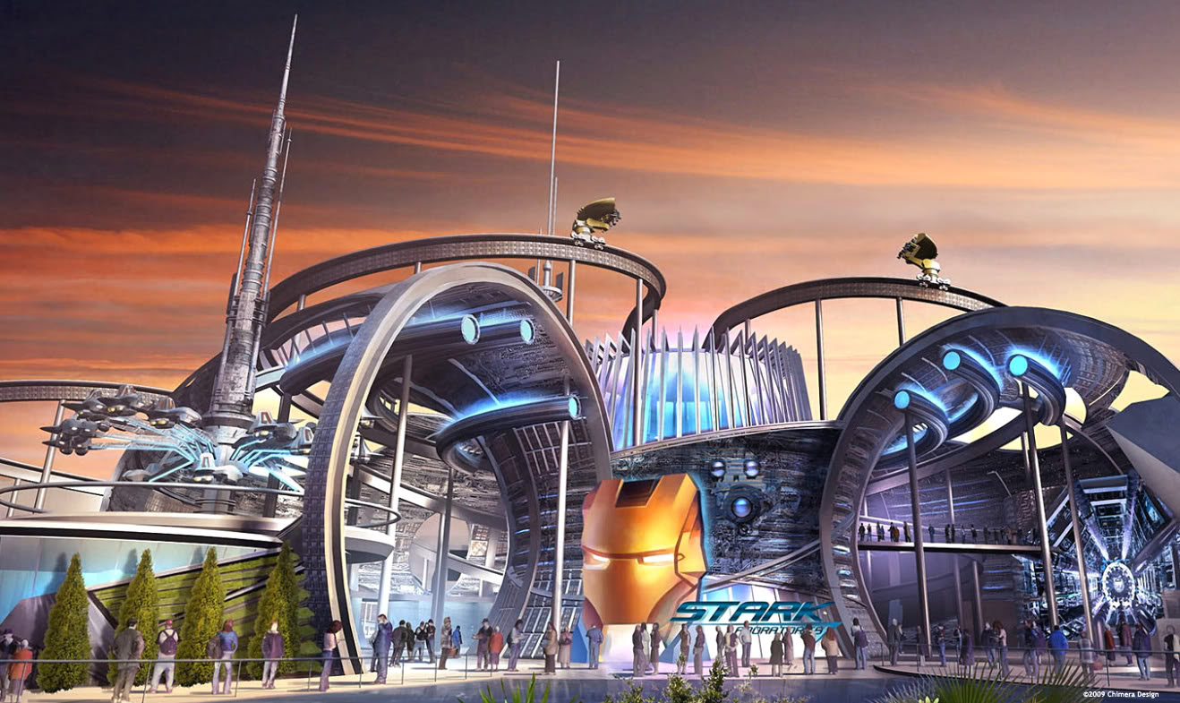 MARVEL Superhero Theme Park Concept Art — GeekTyrant