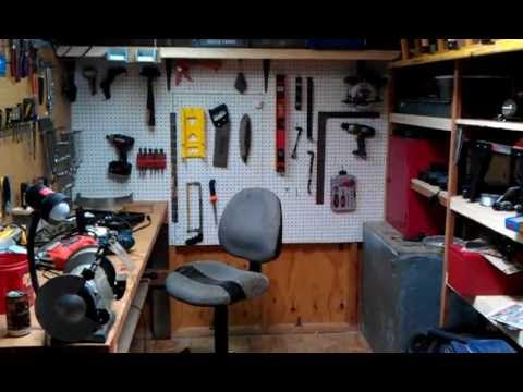My small workshop wood working,small engine repair and 