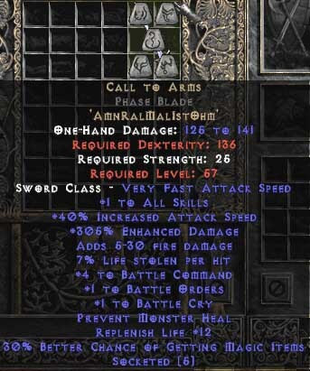 Call To Arms Phase Blade 1 3 Bo